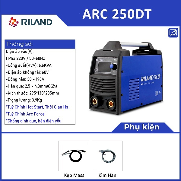 MÁY HÀN QUE RILAND ARC 250DT