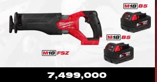 Q1/2025 EXPANSION COMBO MÁY CƯA KIẾM MILWAUKEE M18 FSZ - 2 PIN M18B5