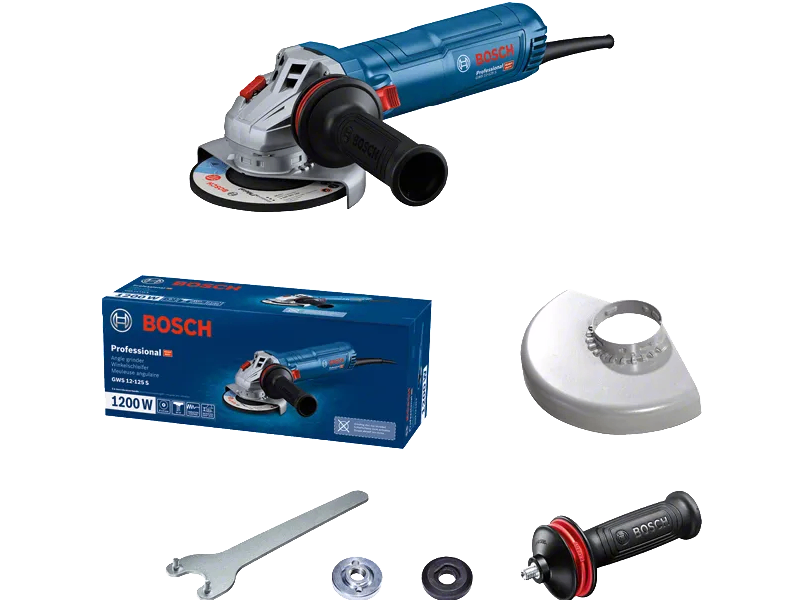 MÁY MÀI GÓC 125mm BOSCH GWS 17-125S (CÓ ĐIỀU CHỈNH TỐC ĐỘ XUẤT XỨ ĐỨC)