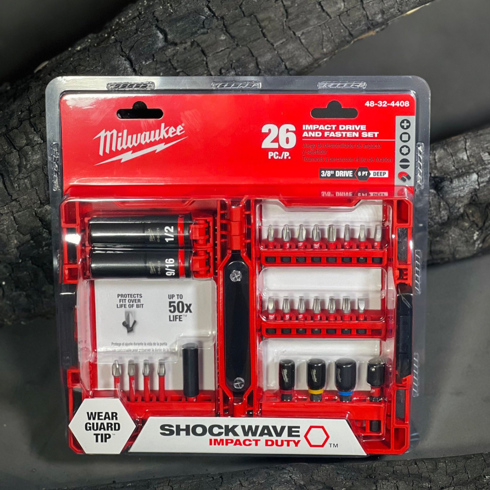 BỘ MŨI VÍT ĐA NĂNG MILWAUKEE 48-32-4408 26 PCS