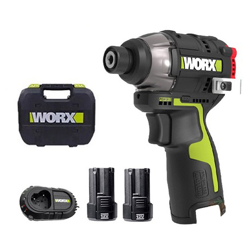 MÁY VẶN VÍT DÙNG PIN 12V WORX WU132X (1 MÁY, 2PIN, 1 SẠC)