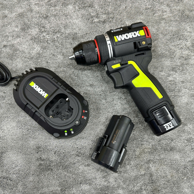 BỘ MÁY KHOAN VẶN VÍT DÙNG PIN 12V WORX WU135 (1 MÁY, 2PIN, 1 SẠC)