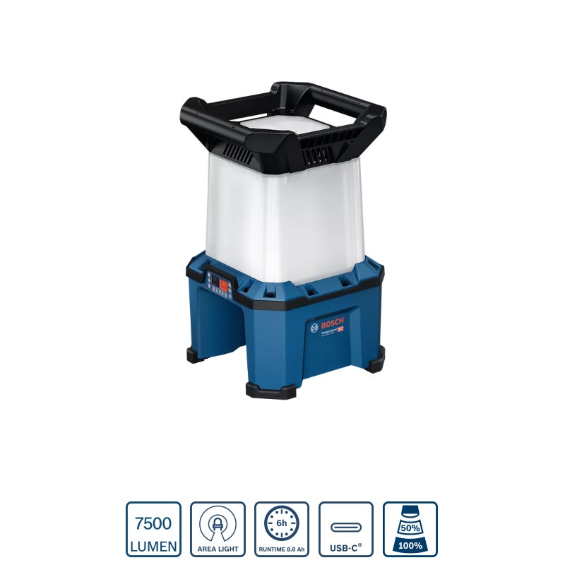 ĐÈN LÀM VIỆC DÙNG PIN BOSCH GLA 18VH-7500