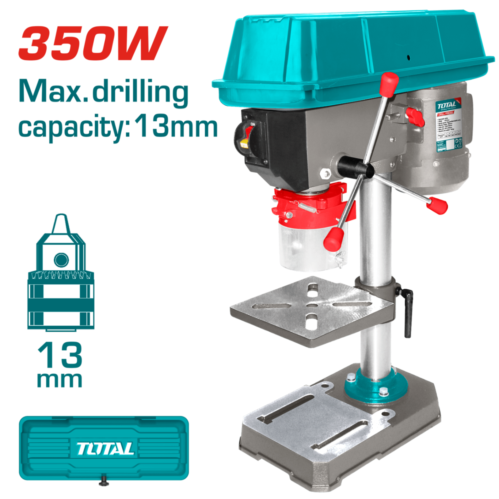 Máy khoan bàn 350W TOTAL TDP133501 13mm