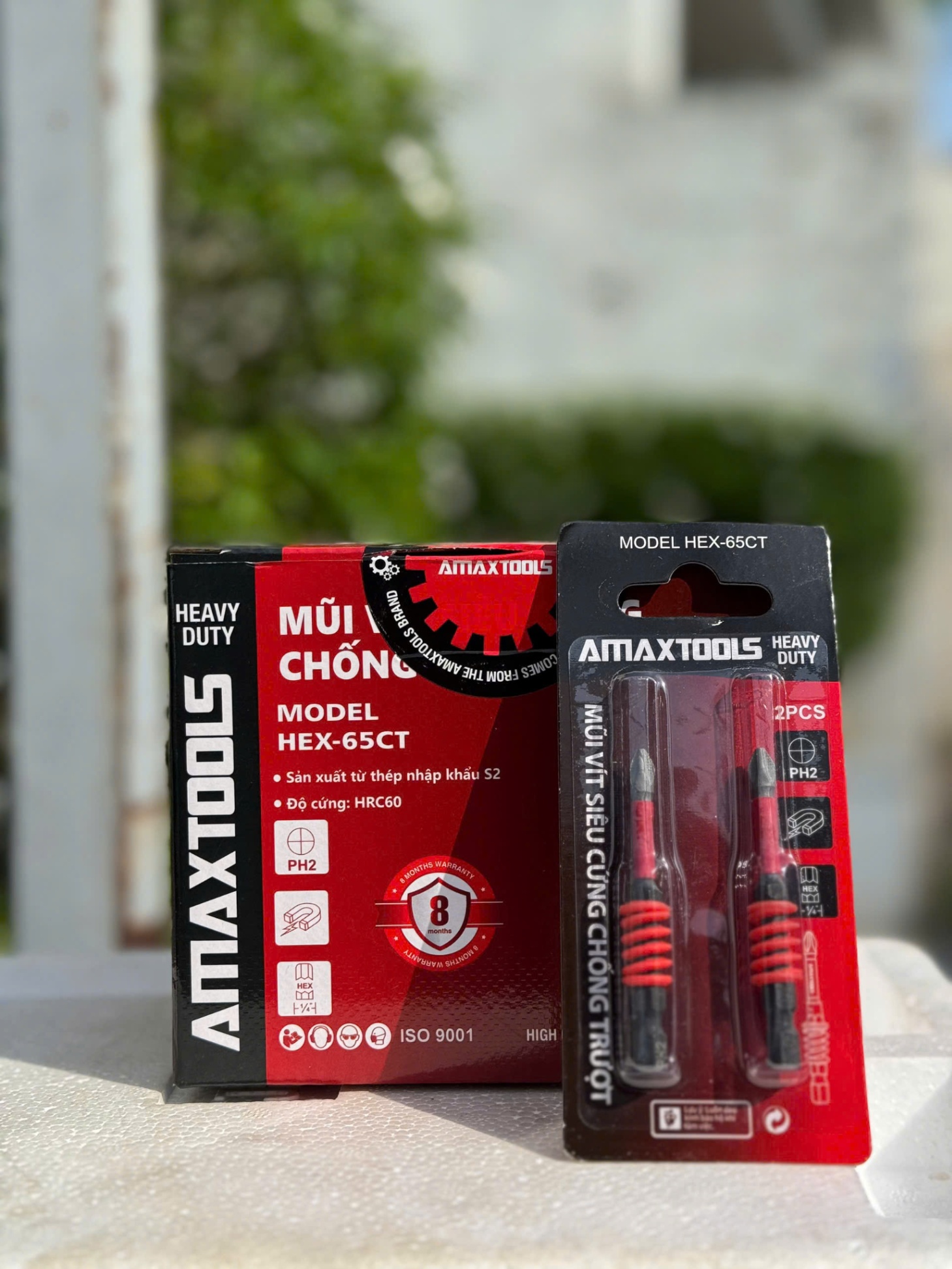 MŨI VÍT SIÊU CỨNG CHỐNG TRƯỢT Hex-65CT AMAXTOOL