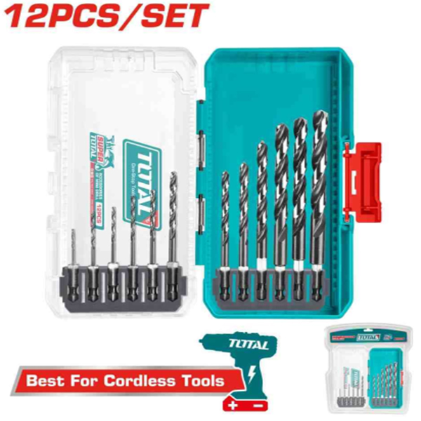 BỘ 12 MŨI KHOAN HSS TOTAL TACSDL11206