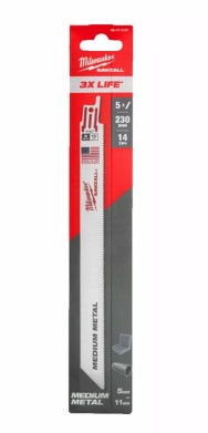 BỘ LƯỠI CƯA KIẾM SẮT 14 TPI 230MM MILWAUKEE 48-47-5187