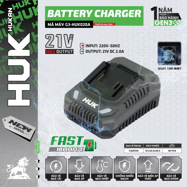 BỘ SẠC NHANH 2A G3-HUK020A HUKAN