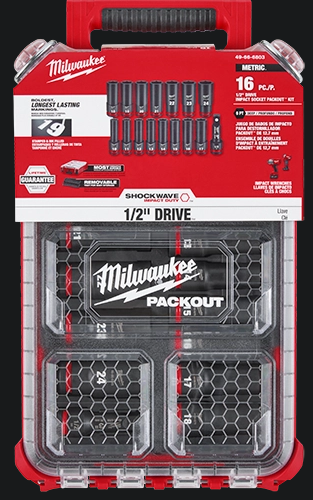 BỘ SET PACKOUT 16PCS ĐẦU KHẨU 1/2