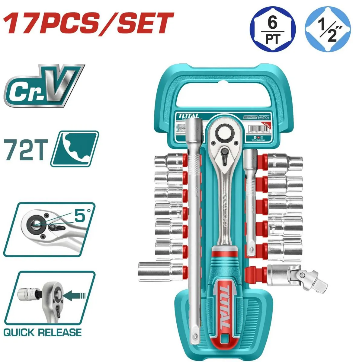 BỘ TUÝP 17 CHI TIẾT TOTAL THT121171 1/2