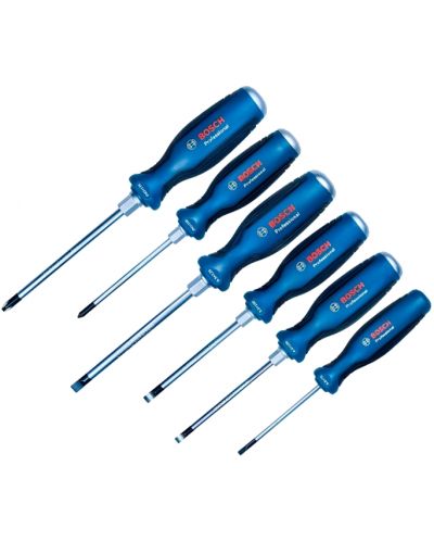 Bộ tua vít PRO PH/PZ/SL 6 chi tiết 1600A039PD Bosch