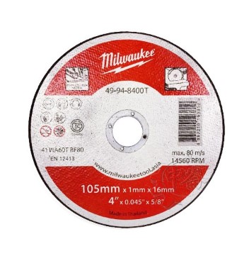ĐĨA CẮT INOX 105X1.0X16MM 49-94-8400T MILWAUKEE