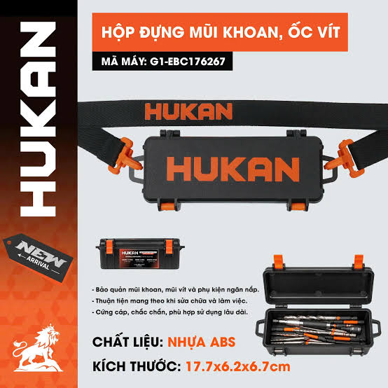HỘP ĐỰNG MŨI KHOAN, ỐC VÍT HUKAN G1-EBC176267