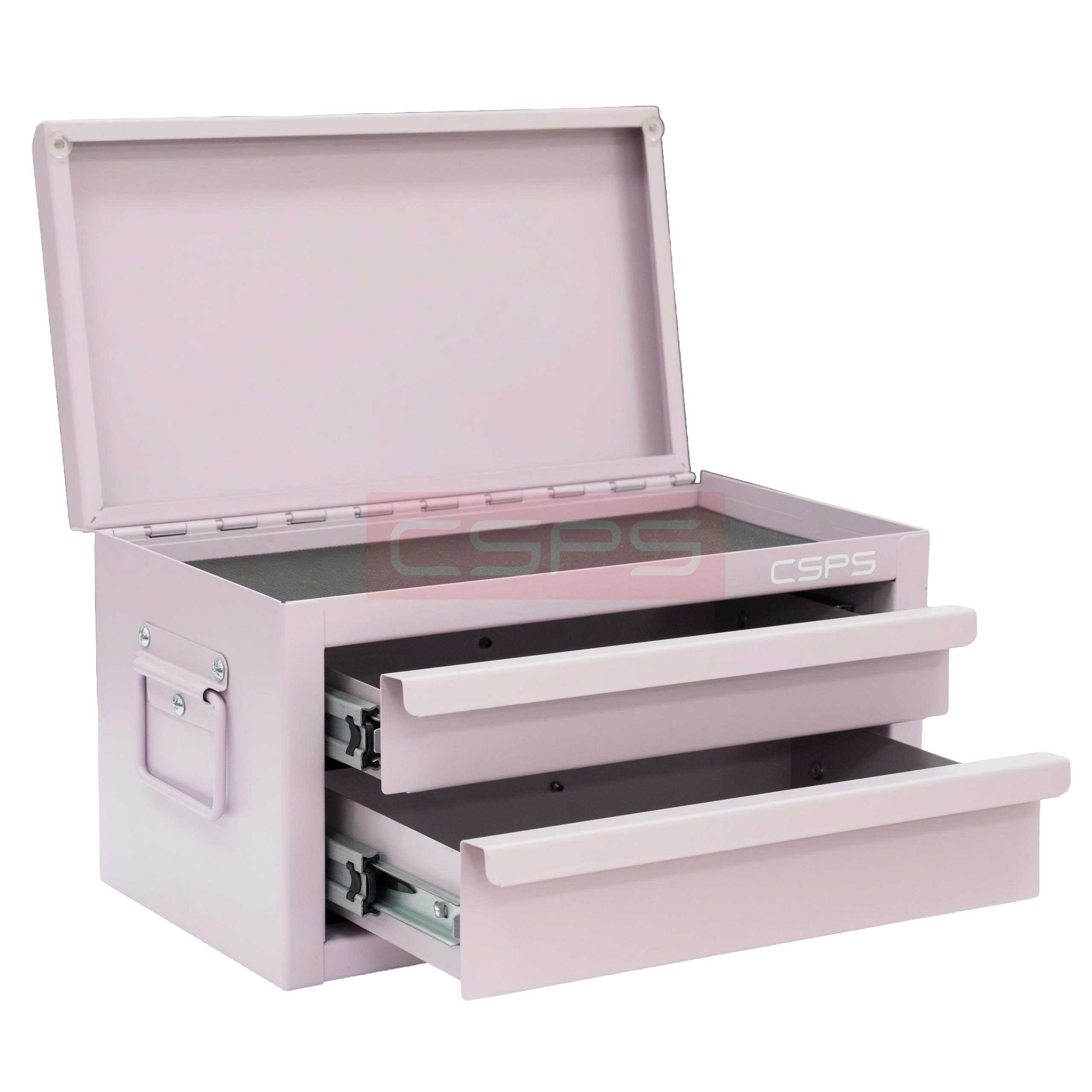 HỘP ĐỰNG DỤNG CỤ CSPS 27CM MÀU HỒNG CÓ NẮP