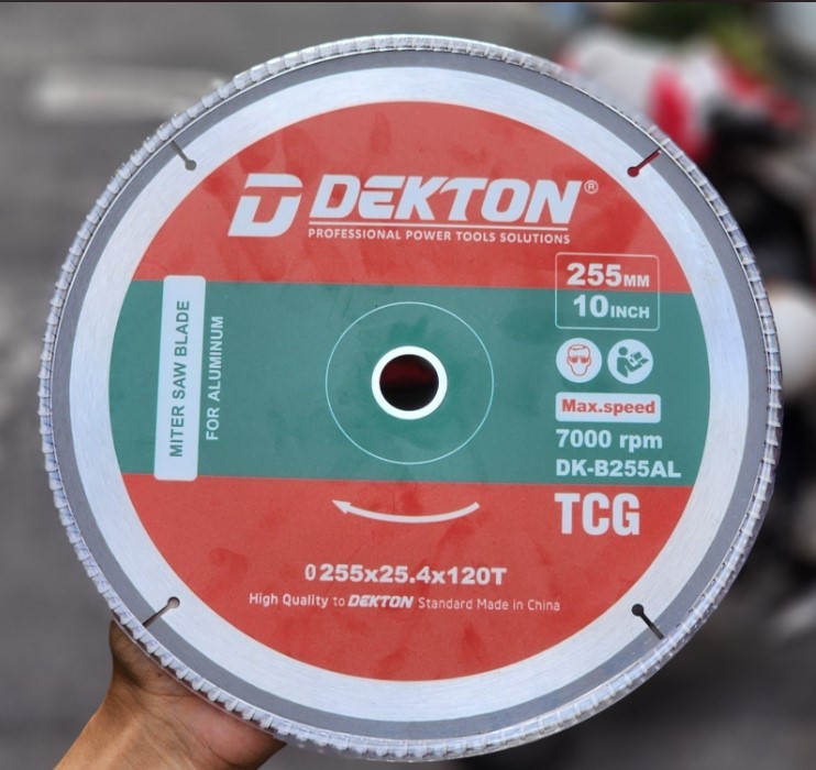 LƯỠI CẮT NHÔM, CẮT GỖ 255M DEKTON DK-B255AL