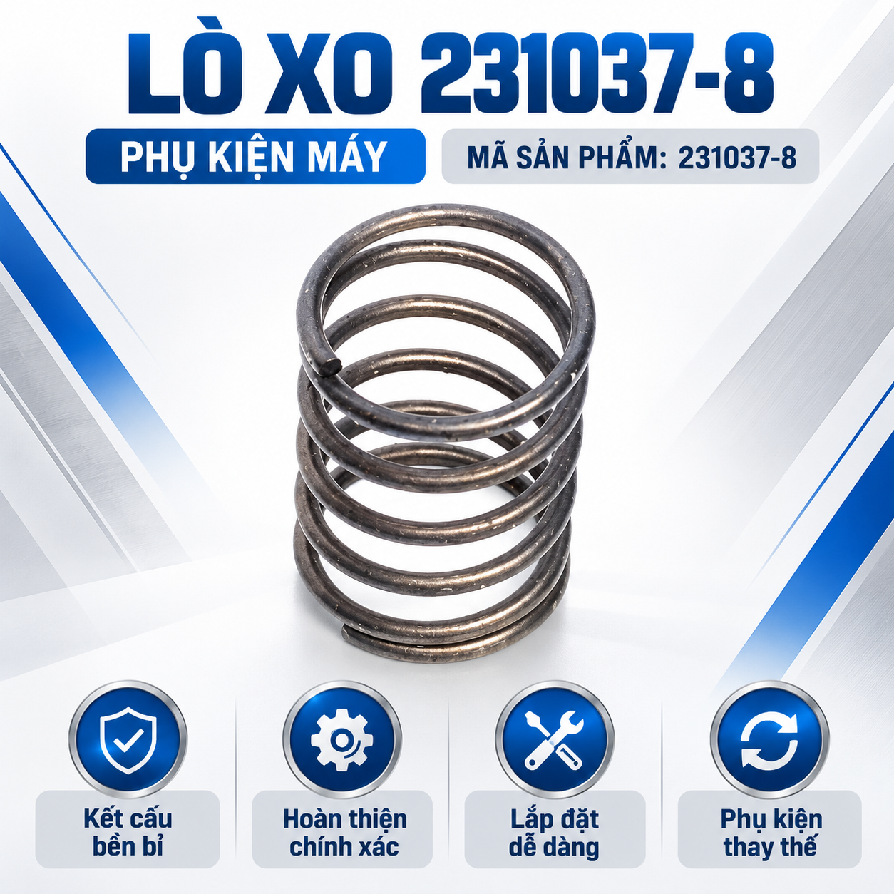 Lò xo nén 7, part no: 231037-8