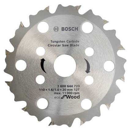 Lưỡi cưa gỗ CoolTeq 110x1.6/1.0x20mm T12 2608644723 Bosch