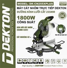 MÁY CẮT NHÔM DEKTON DK-CN255XCR 255MM