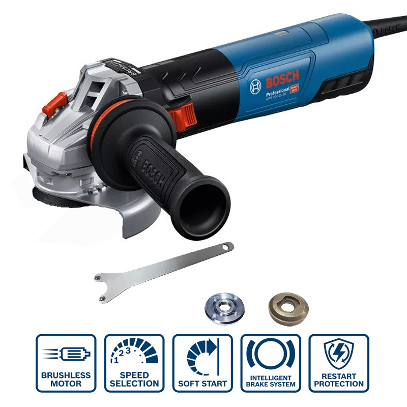 MÁY MÀI GÓC 125MM 2000W BOSCH GWS 20-125 SB 06017D50K0