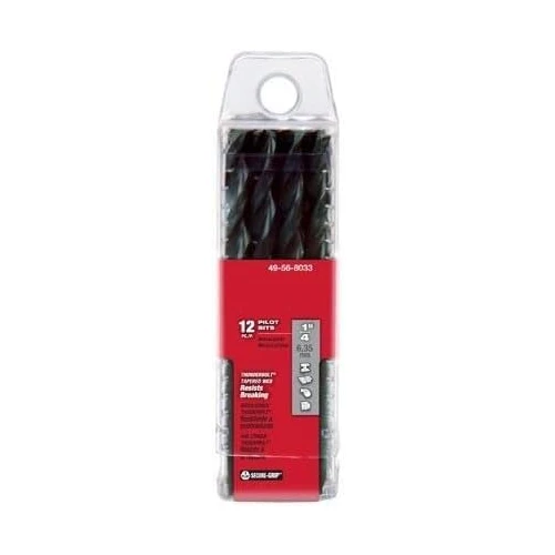 MŨI KHOAN SẮT PILOT 6MM X 100MM (BỘ 12 MŨI) MILWAUKEE