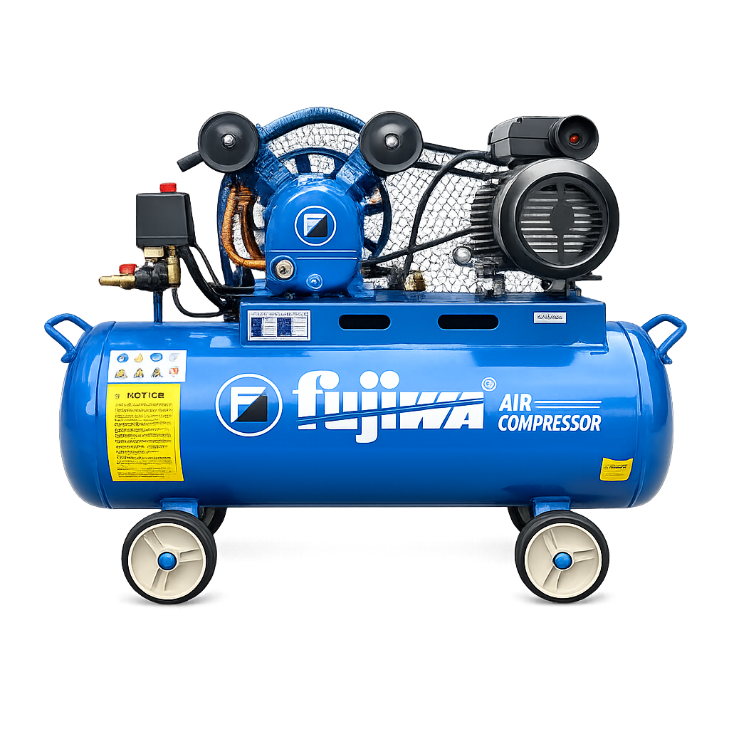 Máy Nén Khí Dây Đai Fujiwa FU01V 3HP 100L