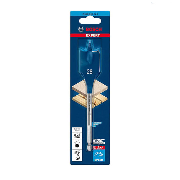 Mũi khoét gỗ đuôi cá SELFCUT 28x152mm 2608900324 Bosch