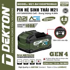 PIN 21V 4.0AH DEKTON M21-B4100XPROMAX