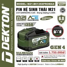 PIN 21V 6.0AH DEKTON M21-B6135XPROMAX