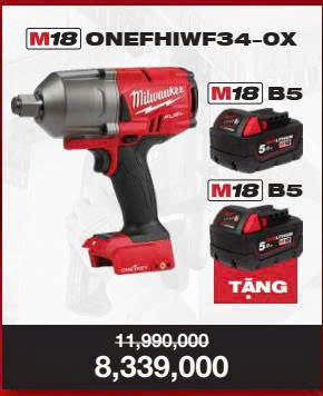 REDTOUR Q3/2025 MÁY VẶN BU LÔNG M18 ONEFHIWF34 - 2 PIN M18B5