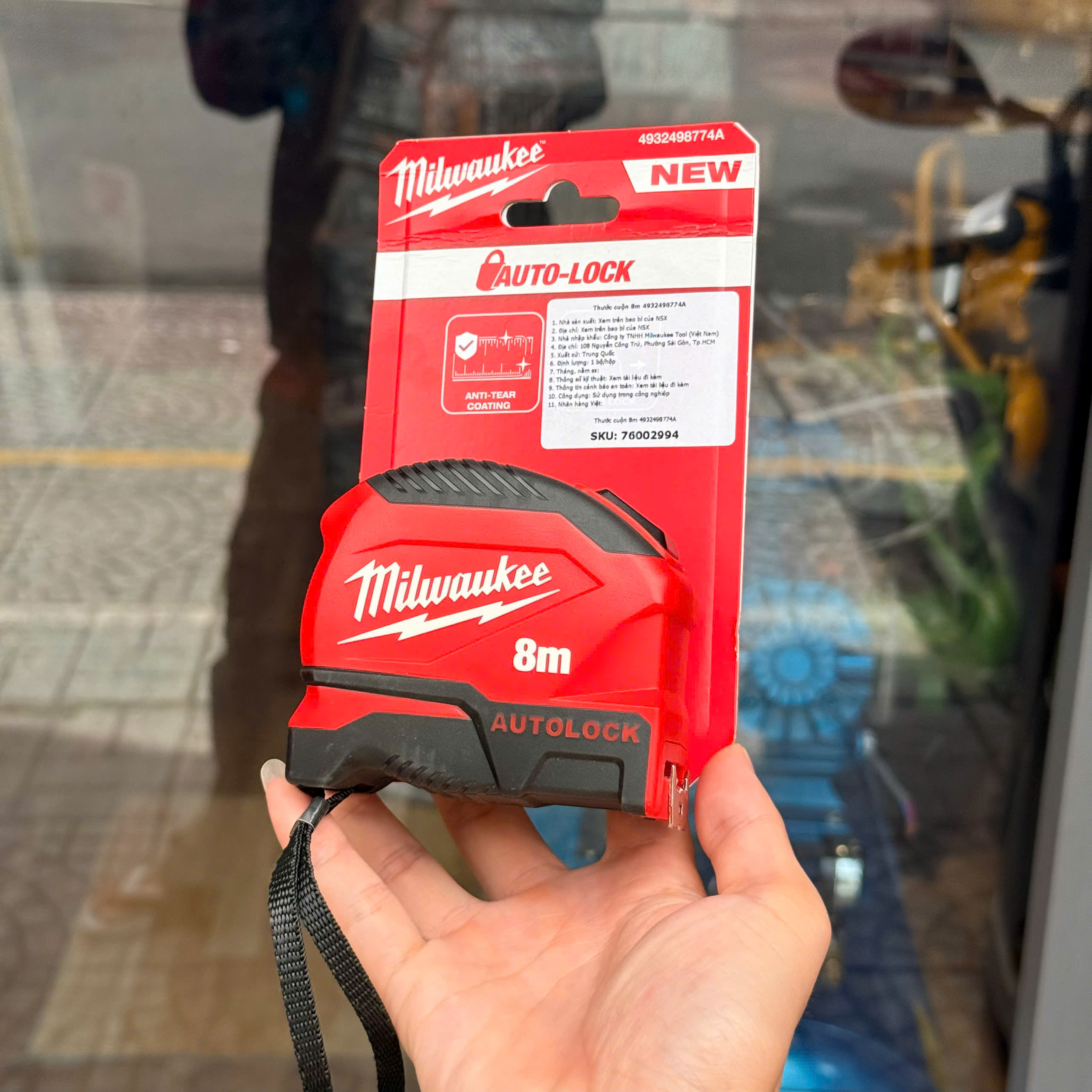 THƯỚC CUỘN 8M AUTOLOCK MILWAUKEE 4932498774A