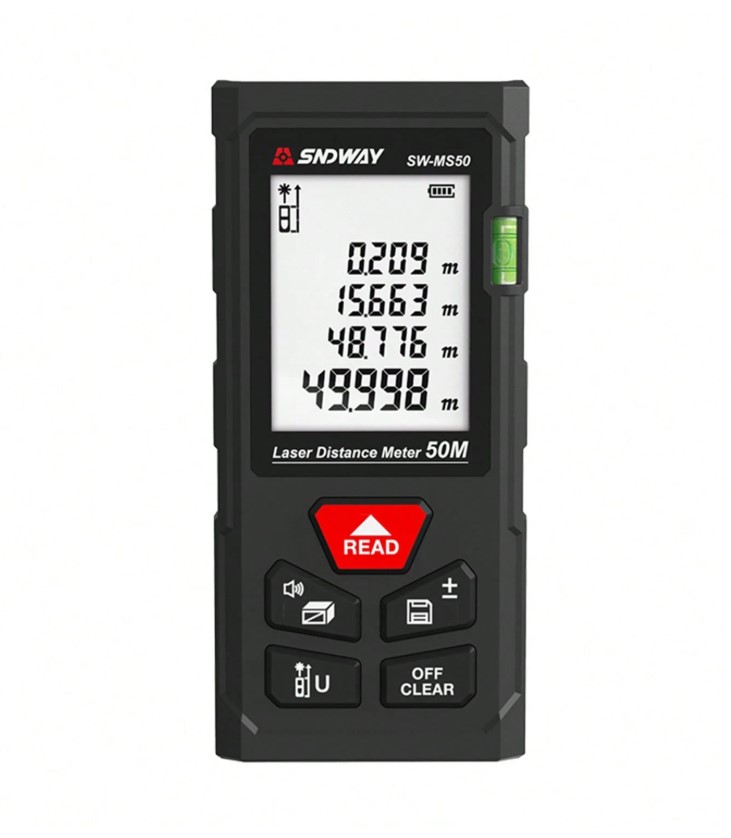 THƯỚC ĐO KHOẢNG CÁCH 50M TIA LASER SNDWAY SW-MS50