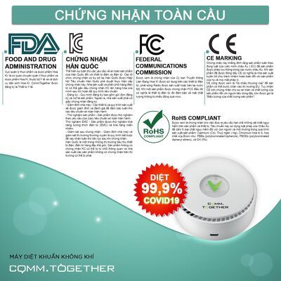 MÁY DIỆT KHUẨN KHÔNG KHÍ COMM TOGETHER