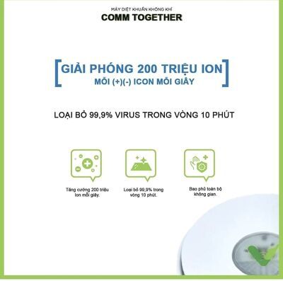 MÁY DIỆT KHUẨN KHÔNG KHÍ COMM TOGETHER