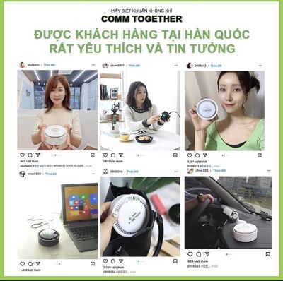 MÁY DIỆT KHUẨN KHÔNG KHÍ COMM TOGETHER