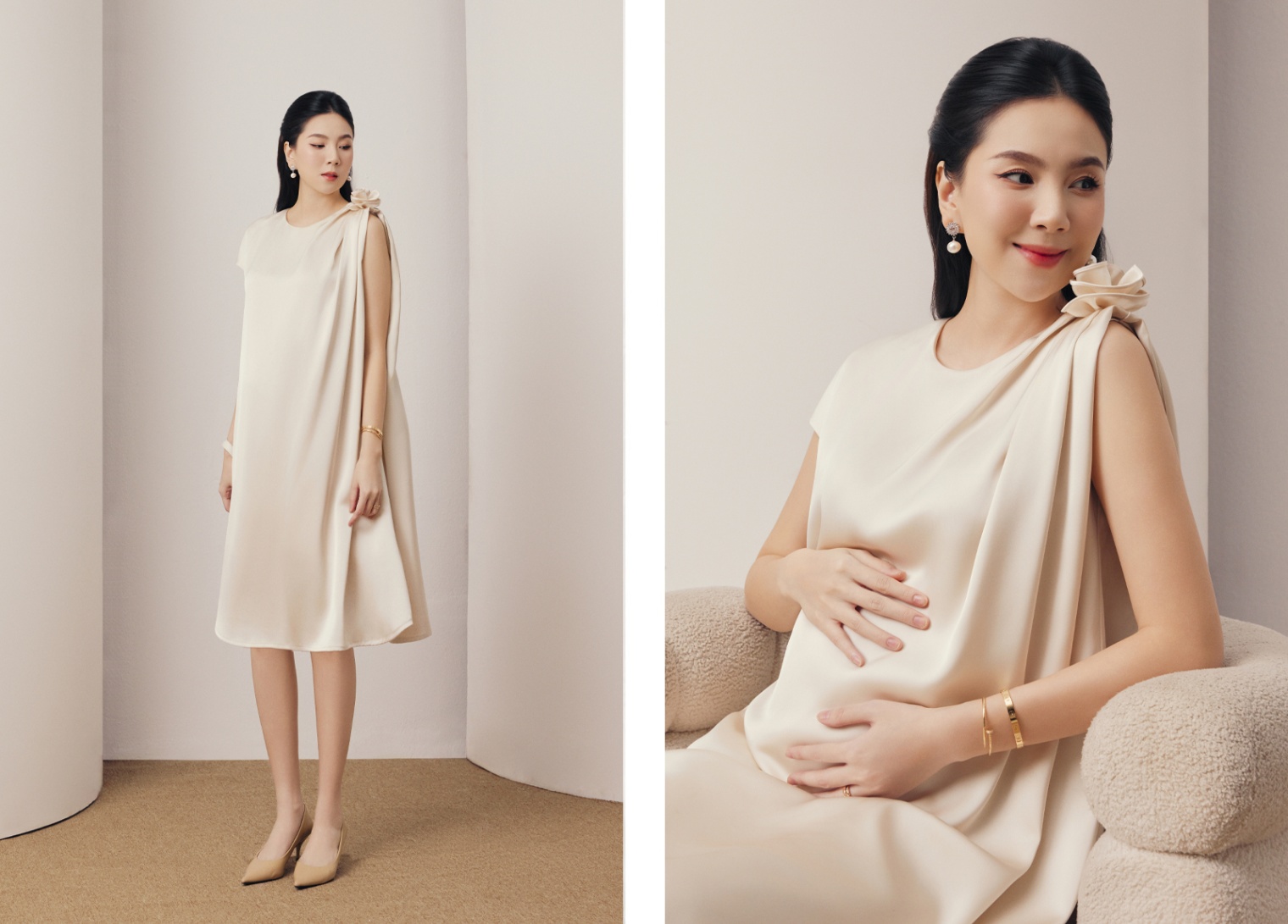 WORK IN ELEGANCE – Khi Mẹ Bầu MC Mai Ngọc Chọn Sự Thanh Lịch Là Phong Cách Sống