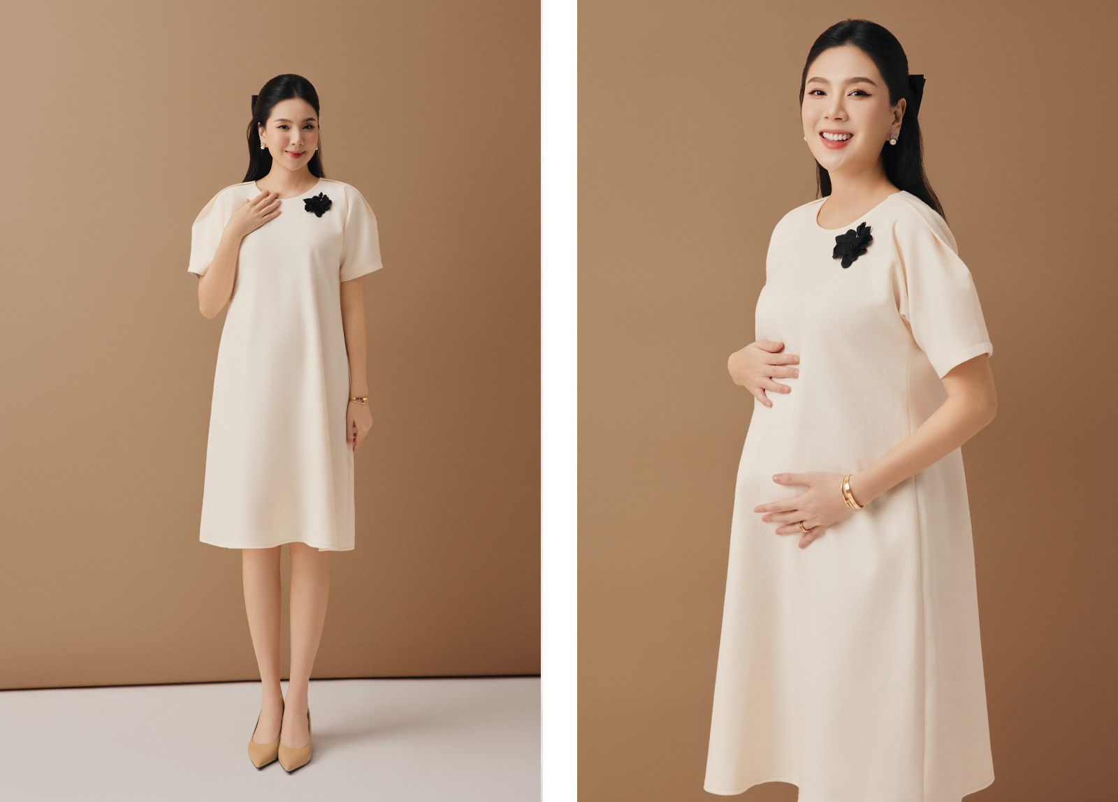 Thiết Kế Đầm Bầu MEGAU: Khi Sự Tối Giản Trở Thành Tuyên Ngôn Sang Trọng