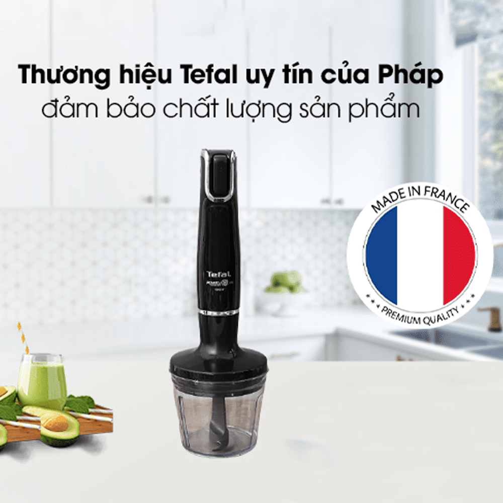 Máy xay sinh tố cầm tay Tefal Infiny Force HB943838, 1000W, nhiều tốc độ