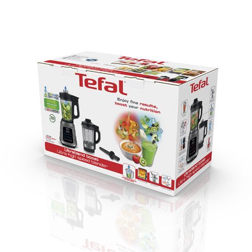 Máy làm sữa hạt, xay nấu đa năng 2 cối nóng và lạnh, hút chân không Tefal Ultra Blend Boost BL985A31 - 1300W