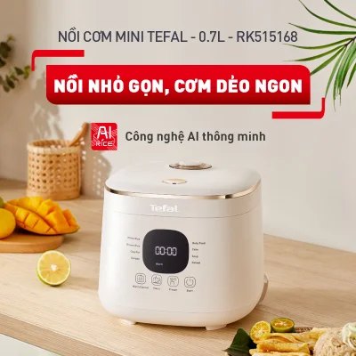 Nồi cơm điện tử Tefal Rice Mate Mini 0.7L RK515168