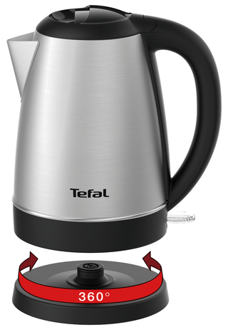 Bình đun siêu tốc Inox Tefal KI800D68, Mâm nhiệt Strix, 1.7 lít