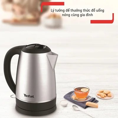 Bình đun siêu tốc Inox Tefal KI800D68, Mâm nhiệt Strix, 1.7 lít