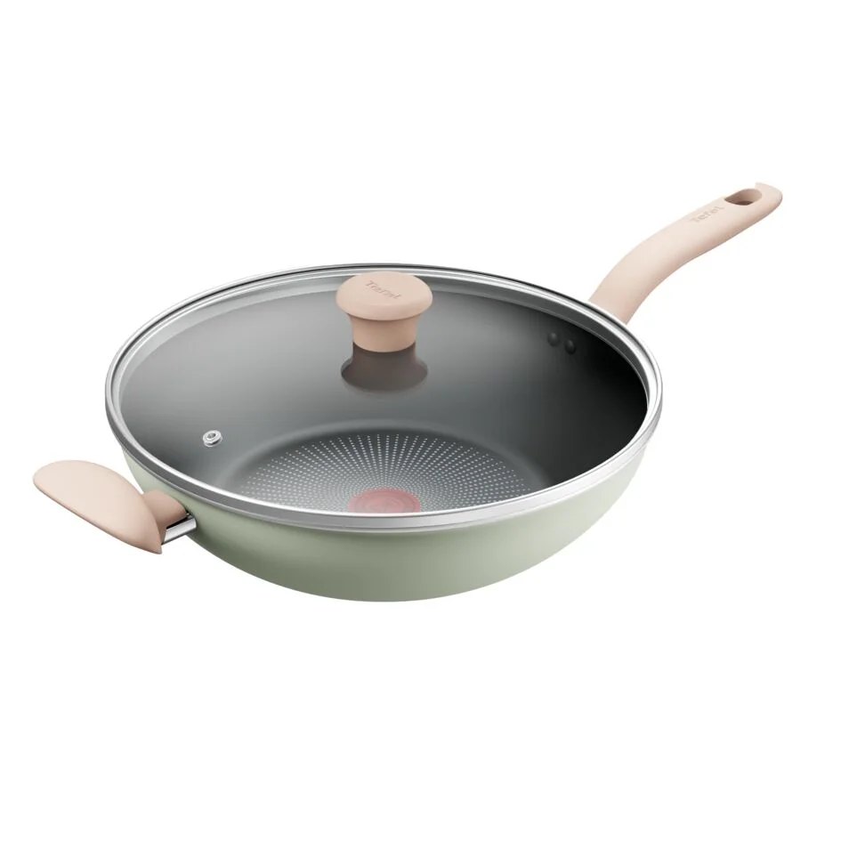 Chảo xào chống dính có nắp đáy từ Tefal So Matcha G1791695 30cm