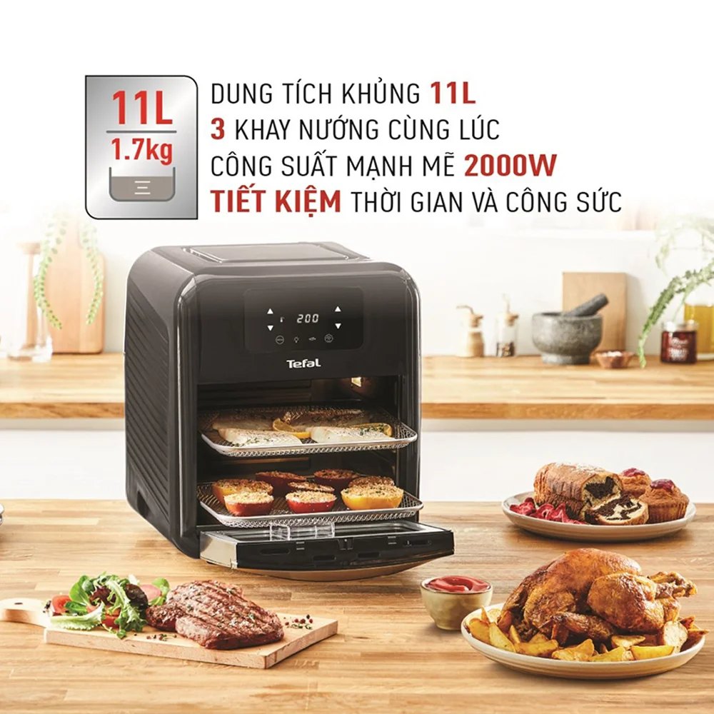 Nồi chiên không dầu 9 trong 1 Tefal FW501815