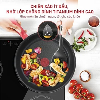 Chảo chiên chống dính sâu lòng 28cm Tefal So Chef G1358696, Dùng cho mọi loại bếp