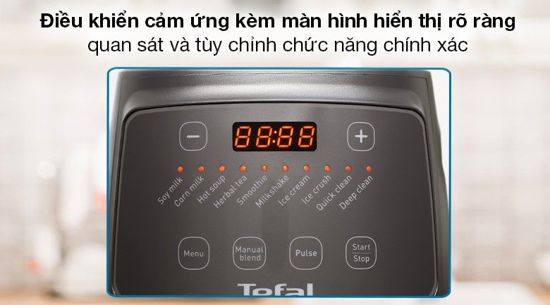 Máy làm sữa hạt đa năng Tefal BL967B66 - Bảng điều khiển