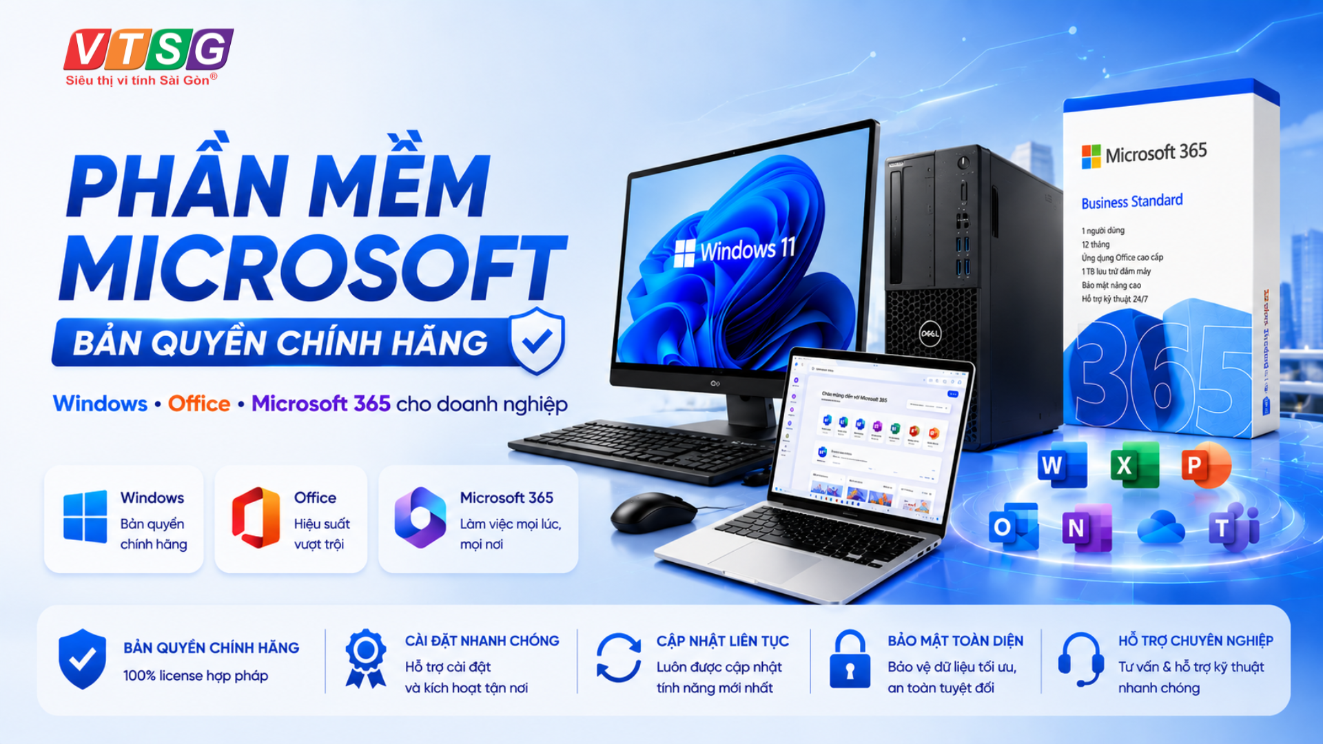 Phần Mềm Microsoft Bản Quyền Chính Hãng