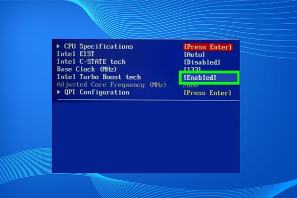 Thiết lập hệ thống ảnh hưởng đến hiệu năng CPU