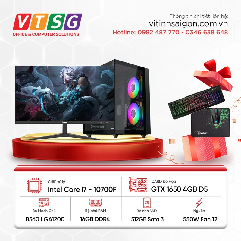 Bộ Máy Tính Bàn OSG 10700F