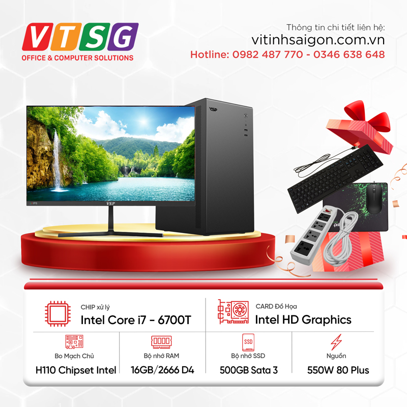 Bộ PC Office Core i7 – SVT87