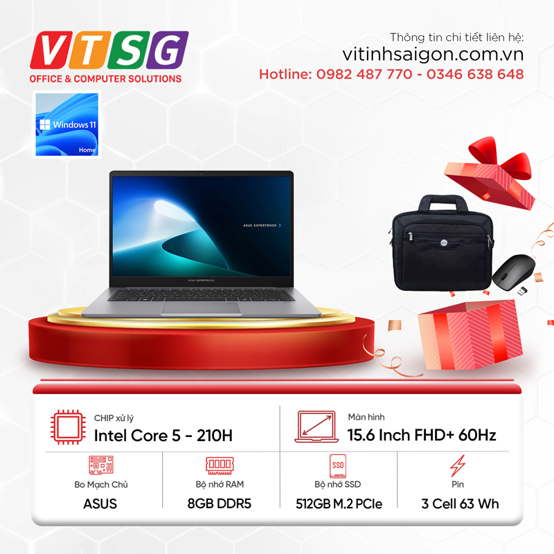 Laptop ASUS ExpertBook P1503CVA C5H08